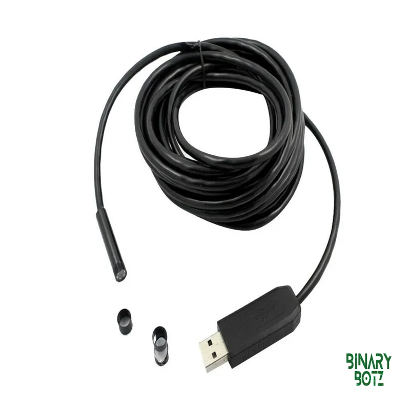 7mm USB Waterproof Endoscope Inspection Camera with LEDs for Arduino & ESP32 Projects product image