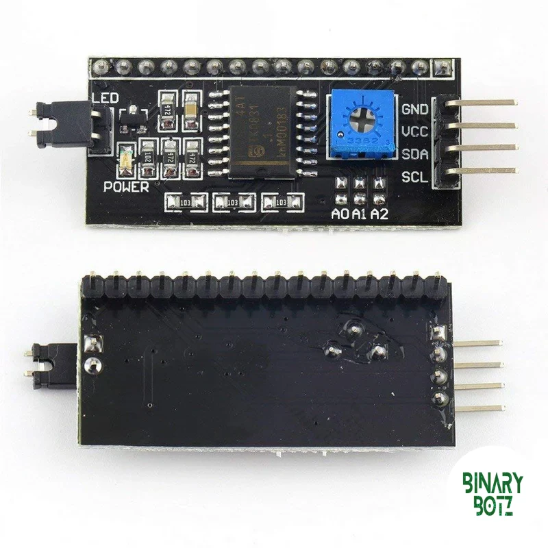 I2C LCD Interface Adapter Module PCF8574 for 16x2 20x4 Display Arduino ESP32 product image