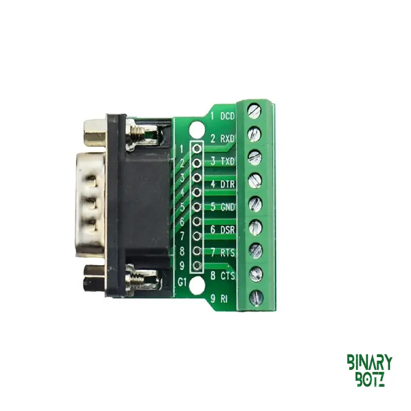 DB9 Female Screw Terminal to RS232 RS485 Converter Module for Arduino product image