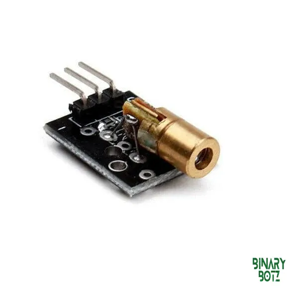 Red Laser Sensor Module 650nm 5V 5mW for Arduino ESP32 Robotics India product image