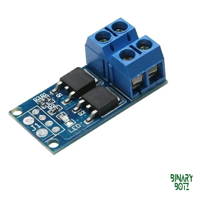 Dual MOSFET High Current Trigger Module 15A 400W PWM for Arduino ESP32 Robotics product image