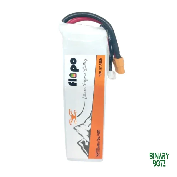 Flipo 5200mAh 3S 11.1V 40C LiPo Battery for Drone & Robotics product image
