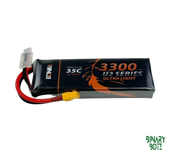 Bonka 3300mAh 11.1V 3S LiPo Battery 35C for Drone & Robotics product image