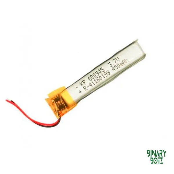 3.7V 450mAh LiPo Battery for Arduino ESP32 Drone & Robotics Projects product image