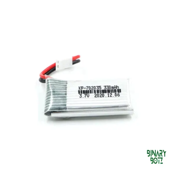Binary Botz KP-702035 3.7V 330mAh LiPo Battery for Mini Drone & IoT product image