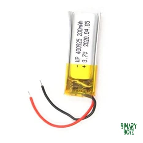 3.7V 200mAh LiPo Battery KP-400925 for Arduino ESP32 Drone Projects product image