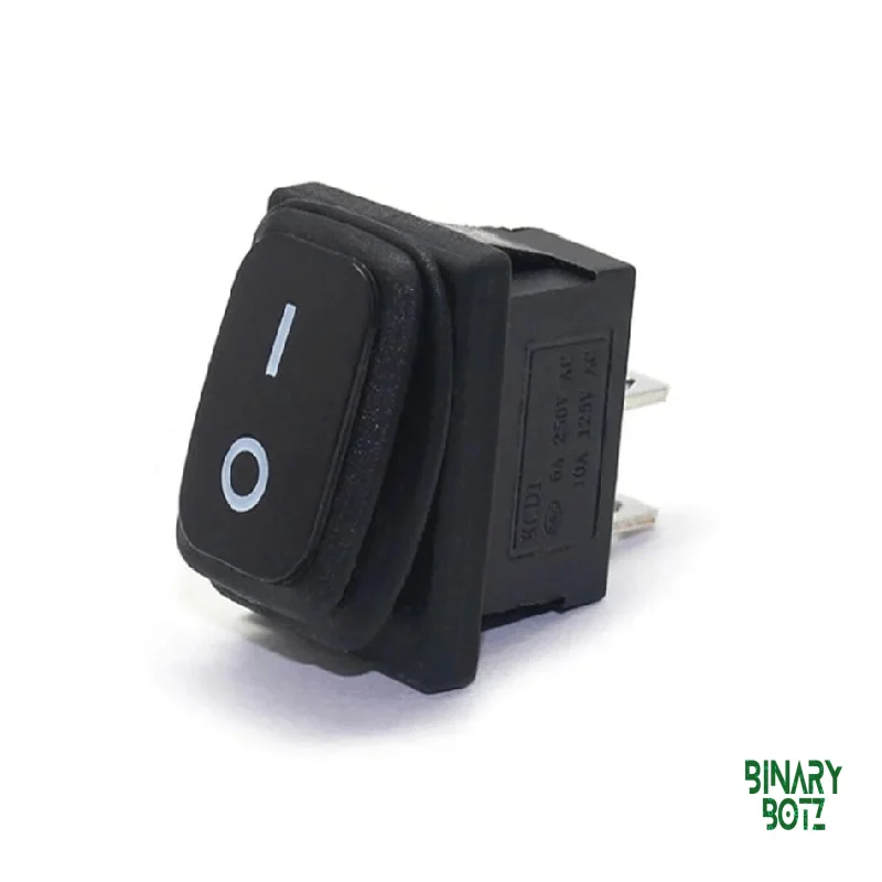 SPST Rocker Switch 250V 6A with Indicator Light for Arduino ESP32 Projects product image