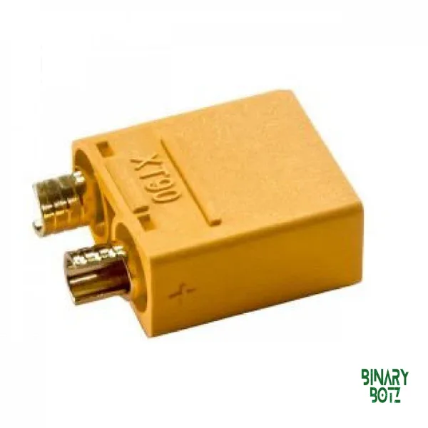 XT90 Male-Female Connector Pair with Nylon Housing for High-Current Drones & Robotics product image