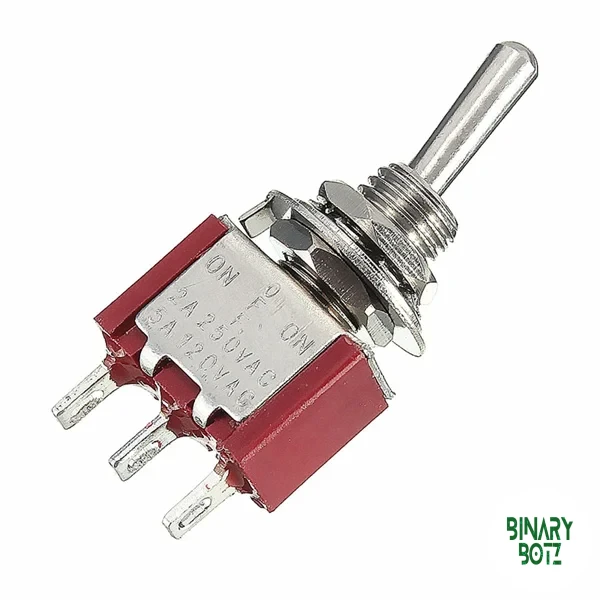 5A 3-Pin SPDT Toggle Switch for Arduino, ESP32 & DIY Projects product image