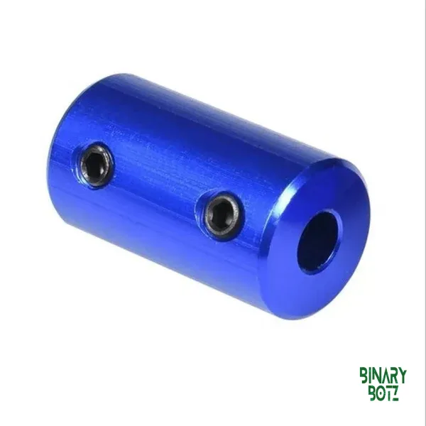 Blue Aluminum Stepper Motor Coupling 5mm to 8mm Shaft Connector for CNC 3D Printer Arduino product image