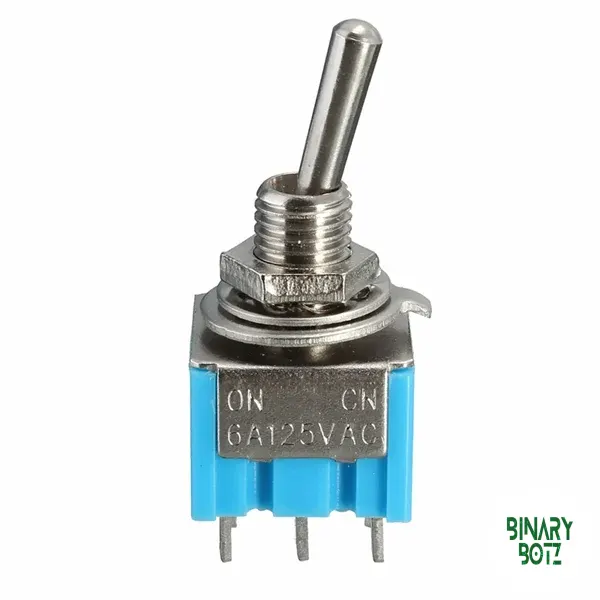 Mini MTS-203 DPDT 6-Pin Toggle Switch (Pack of 5) for Arduino & Robotics India product image