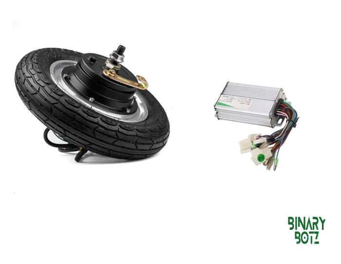 10 Inch 350W 24V Brushless Hub Motor with Controller for E-Bike & Scooter product image