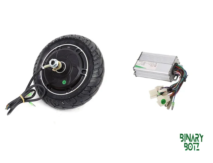 8 Inch 350W 24V Brushless Hub Motor with Controller for E-Bike & Scooter DIY product image