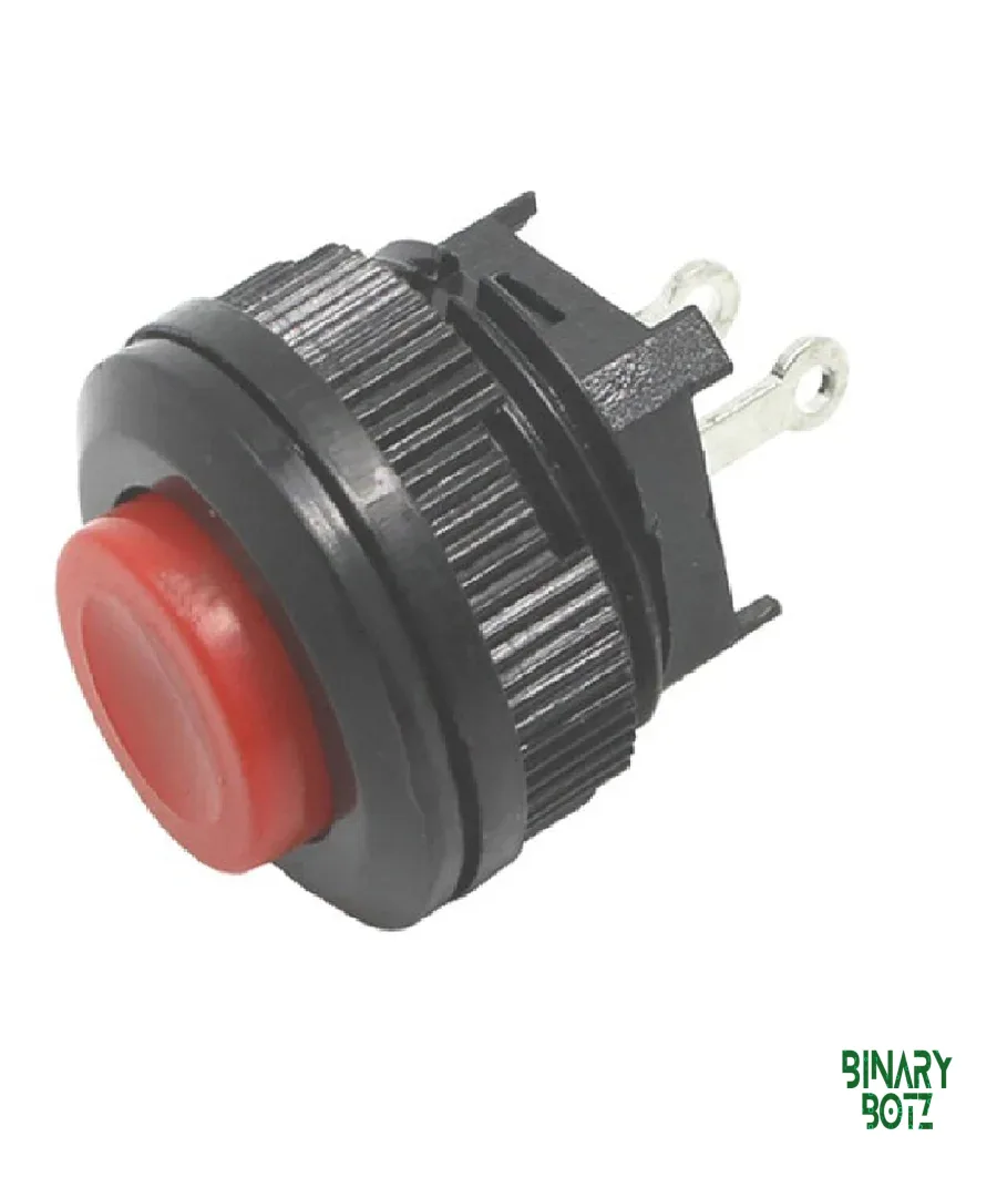 Red DS-500 2-Pin Momentary Push Button Switch 14mm Thread for Arduino ESP32 product image