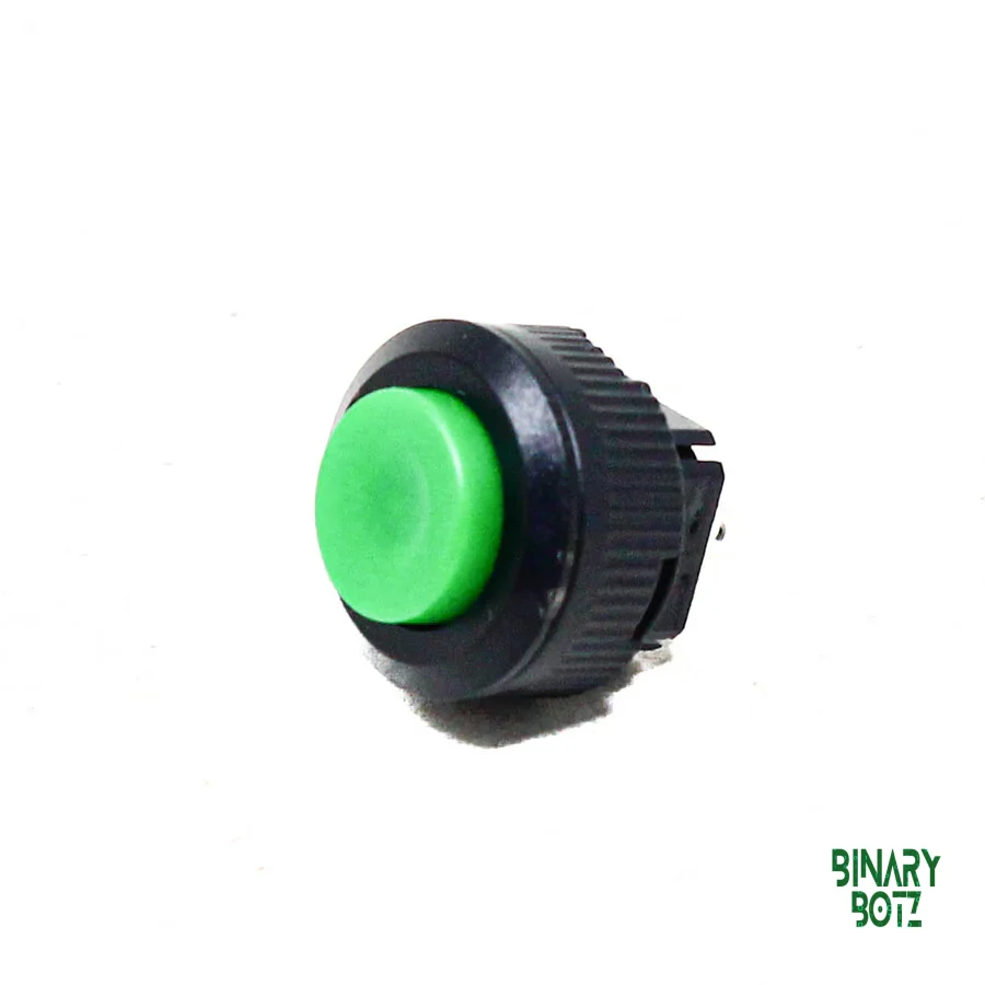 Green DS-500 Momentary Push Button Switch 14mm 2-Pin NO Self-Reset for Arduino product image