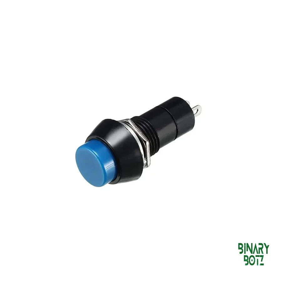 Blue PBS-11A 12mm Self-Locking Push Button Switch for Arduino ESP32 IoT product image