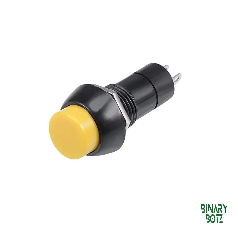 Yellow PBS-11A 12mm Momentary Push Button Switch for Arduino & DIY Projects product image