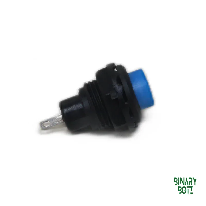 Blue R13-502 12mm Momentary Push Button Switch 2-Pin for Arduino ESP32 DIY product image