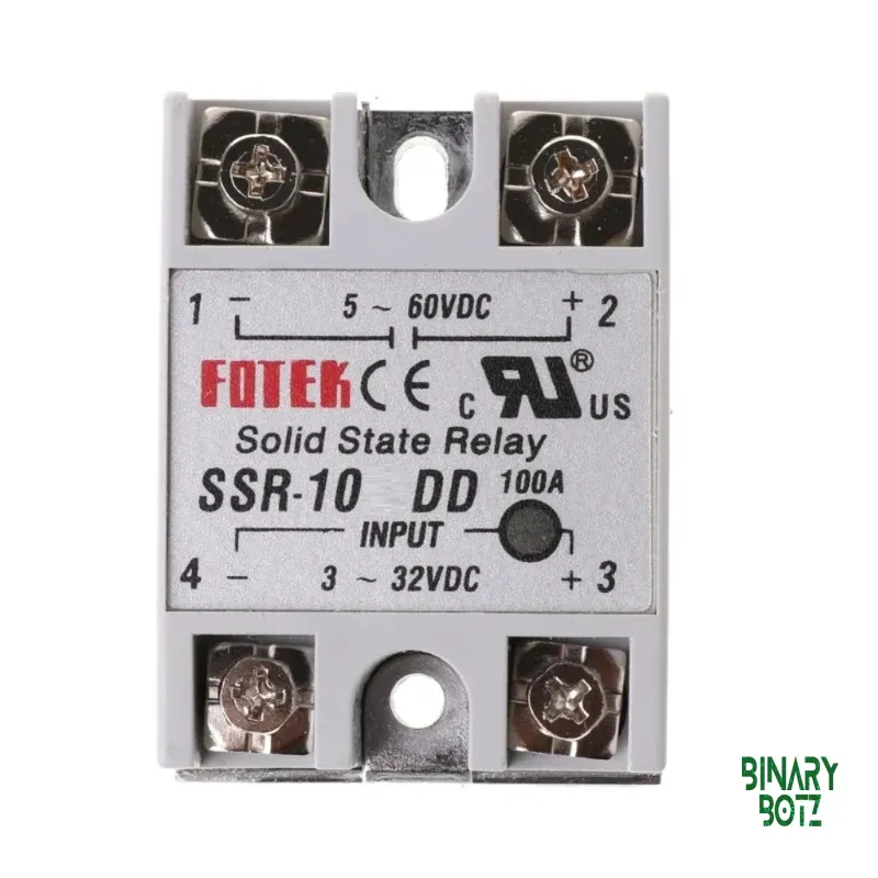 Fotek SSR-10DD DC to DC Solid State Relay 5-60V 10A for Arduino product image
