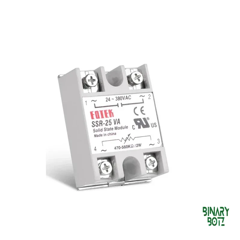 Fotek SSR-25VA Solid State Relay 24-380VAC for Arduino ESP32 IoT product image