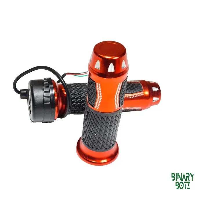 12-80V Universal E-Bike Throttle Twist Grip for Scooter & Tricycle – Red product image