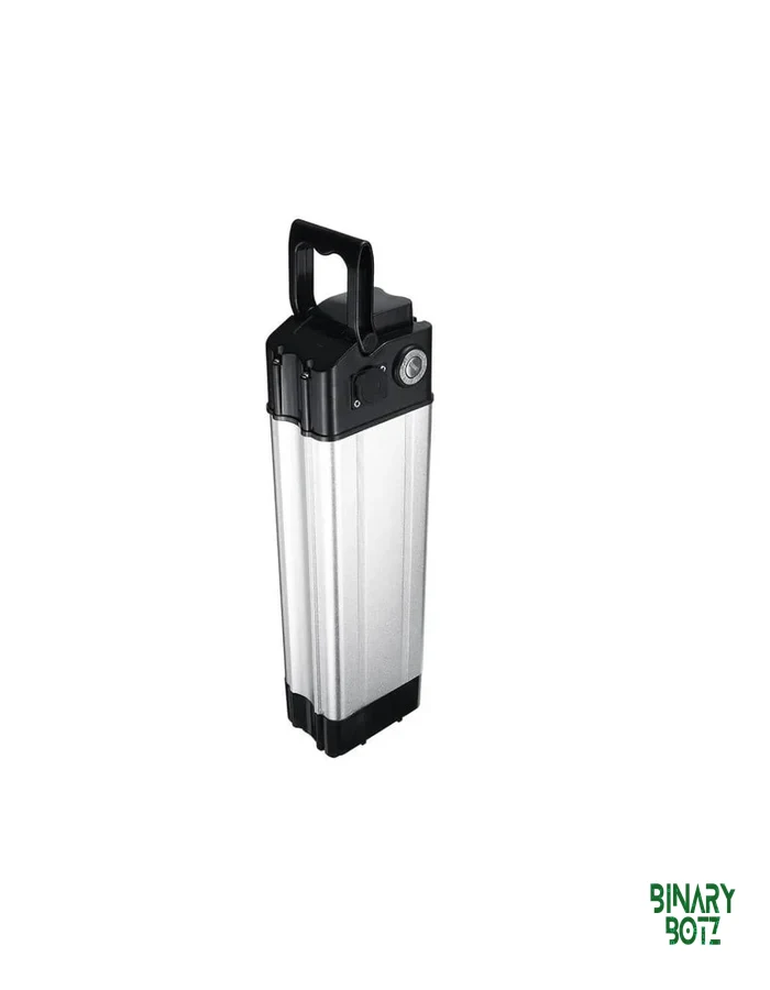 Aluminium Alloy E-Bike Battery Case 385x110x76mm for 36V/48V 18650 Lithium Pack product image