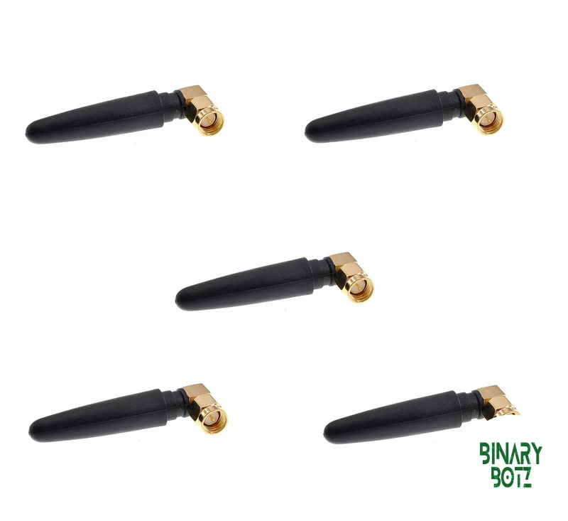 865-868 MHz 1dBi Rubber Duck Antenna SMA Male Right Angle for IoT product image