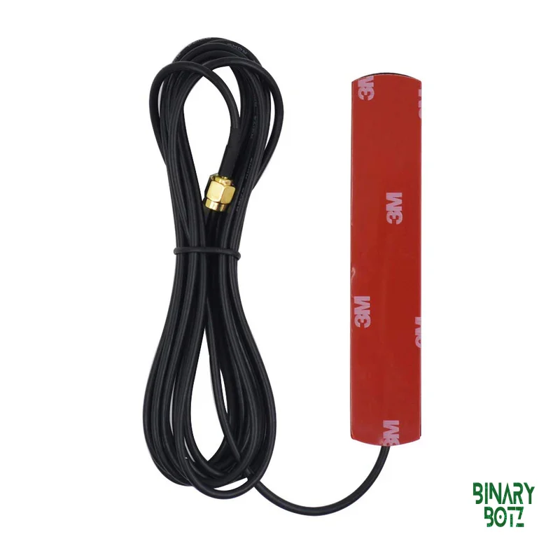 GSM Patch Antenna 3dBi RP-SMA Male 3M Cable for Arduino ESP32 IoT India product image