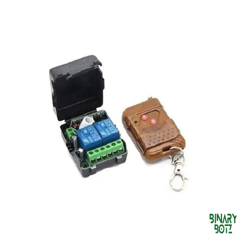 DC 12V 2-Channel RF Wireless Remote Control Relay Module 10A 315MHz product image