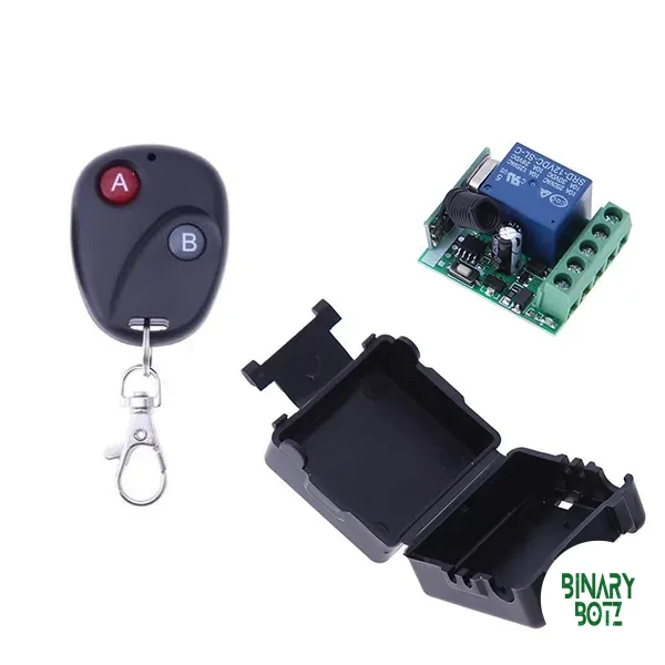 433MHz 12V 1-Channel Wireless Relay Module for Arduino, ESP32 & Home Automation product image