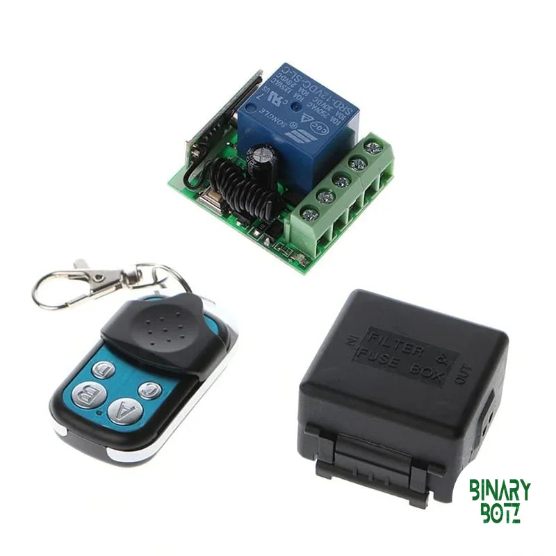 433MHz 1-Channel 12V Wireless Relay Module for Arduino & ESP32 IoT Projects product image