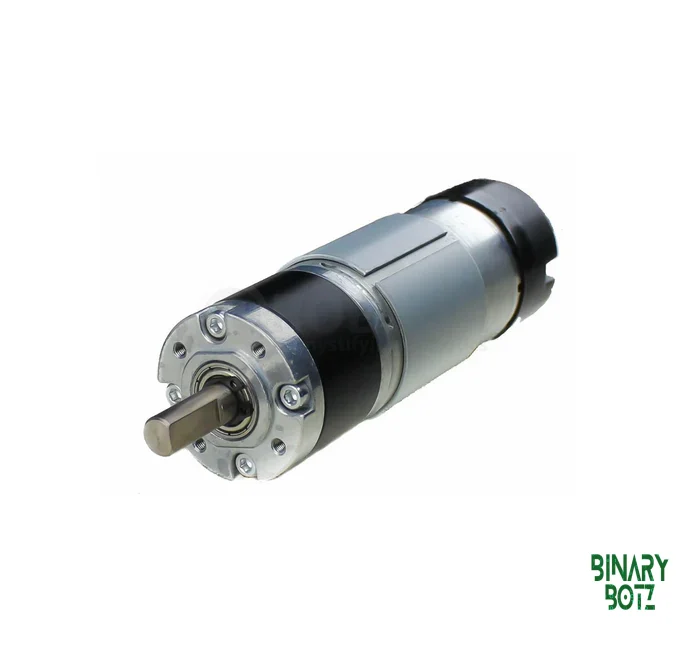 Tauren 115 RPM 12V DC Planetary Gear Motor with Encoder 2.5 N-m Torque 28mm product image
