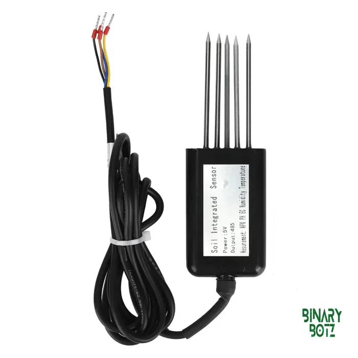 7-in-1 Soil NPK pH EC Moisture Temperature Sensor RS485 Modbus for Arduino ESP32 product image
