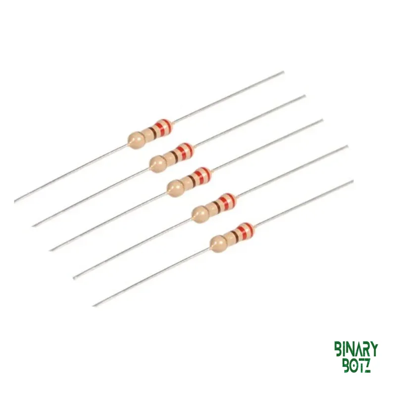150 Ohm Resistor 1/4W Carbon Film – Pack of 100 for Arduino, ESP32 & DIY Projects product image