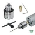 Mini Electric Drill Chuck 0.3-4mm JT0 Taper with 3.17mm Rod for PCB Drilling product image