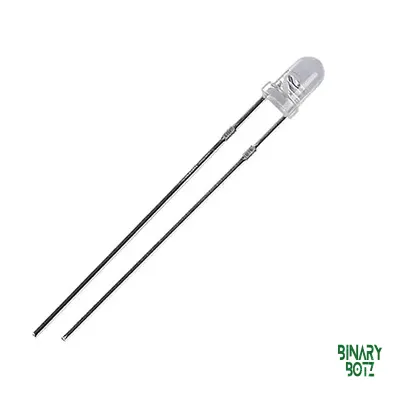 100-Pack 3mm White DIP LED for Arduino ESP32 Robotics & IoT Projects product image