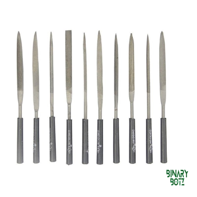 Hugong 10-Piece Precision Needle File Set for Arduino & Robotics Projects product image