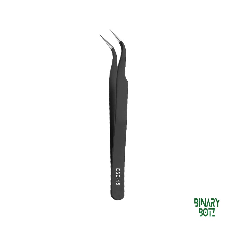 ESD-15 Anti-Static Curved Tweezers for Arduino & Electronics Assembly product image