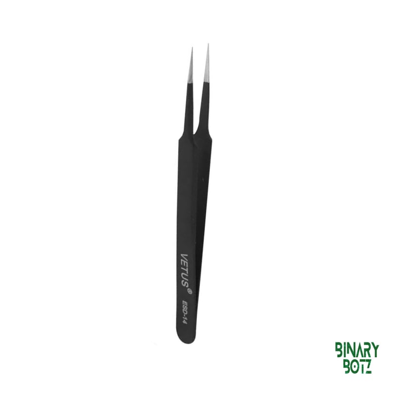 Vetus ESD-14 Anti-Static Tweezer 110mm ESD Safe Precision Tool for Electronics India product image