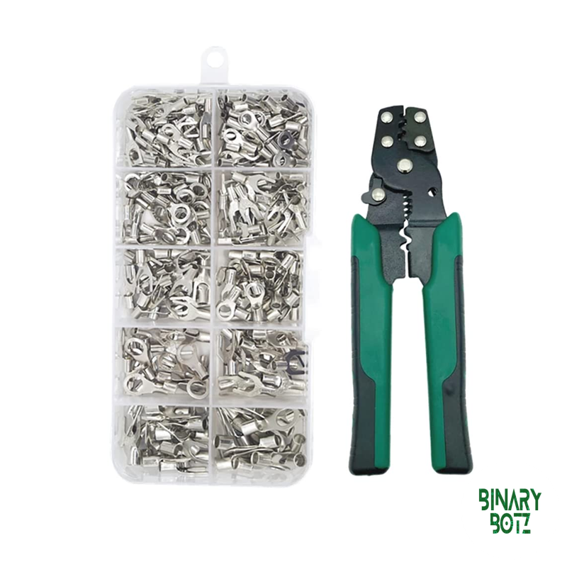 320PCS OT/UT Fork & Ring Terminal Kit with Crimping Plier for Arduino & Robotics Wiring product image
