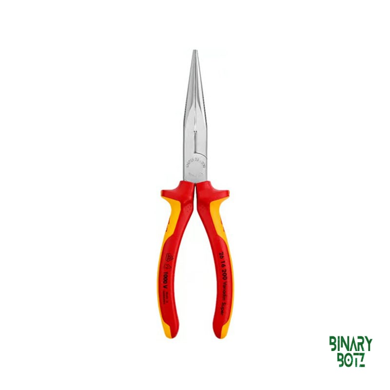 KNIPEX 26 16 200 Snipe Nose Side Cutting Pliers 200mm for Electronics product image