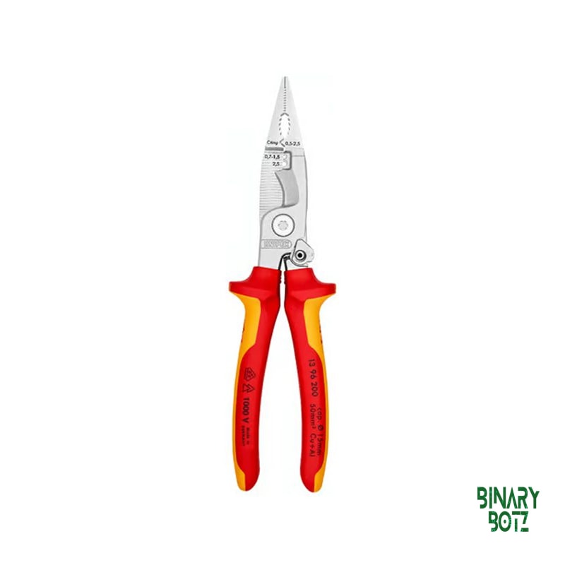 KNIPEX 13 96 200 6-in-1 Electrical Pliers for Arduino IoT & Robotics product image