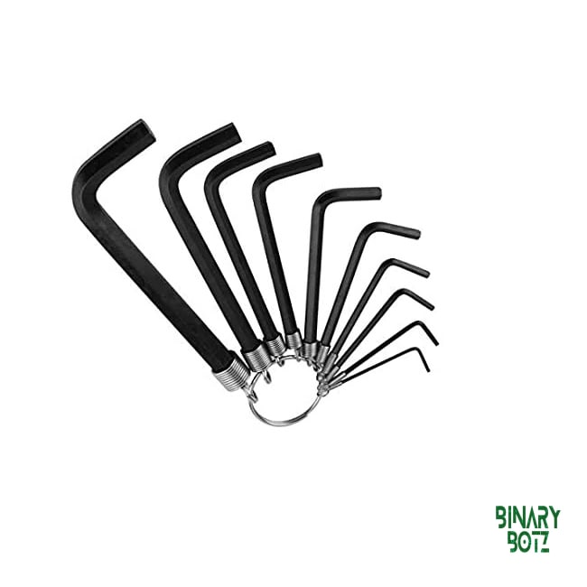 10-in-1 Metric Allen Wrench Set (1.5–10 mm) for Arduino & Robotics product image