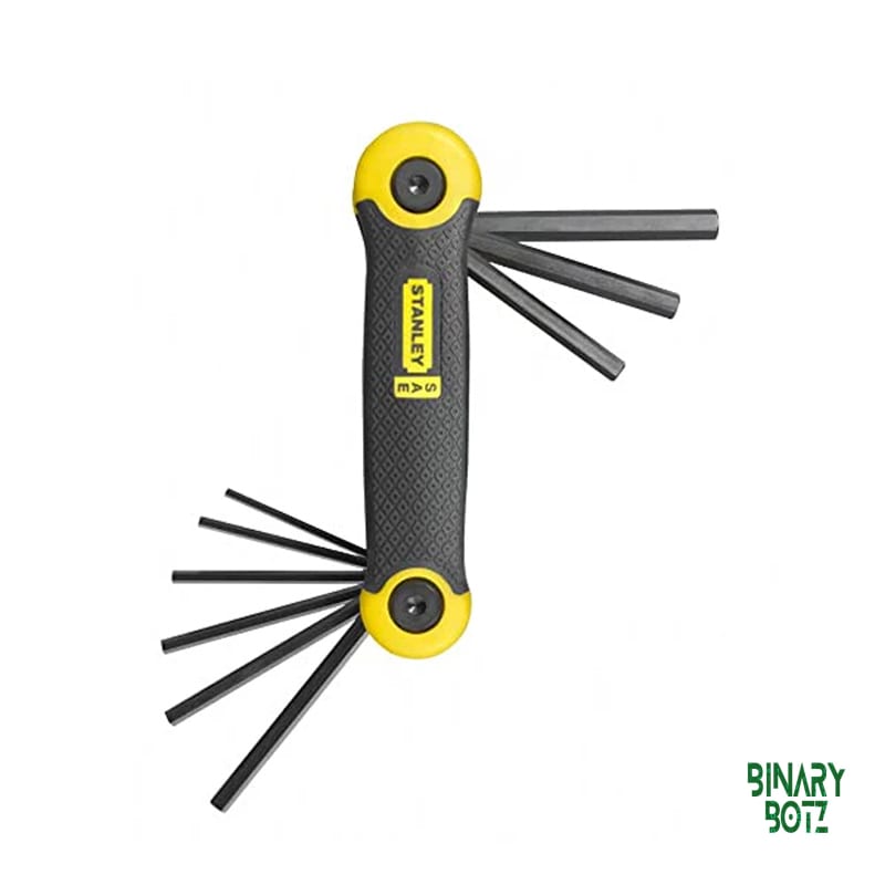 STANLEY 9-Piece SAE Folding Hex Key Set for Arduino & Electronics product image