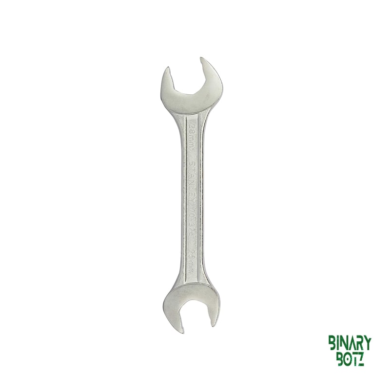 STANLEY 25x28mm CRV Steel Double Open End Spanner for Arduino & Robotics product image