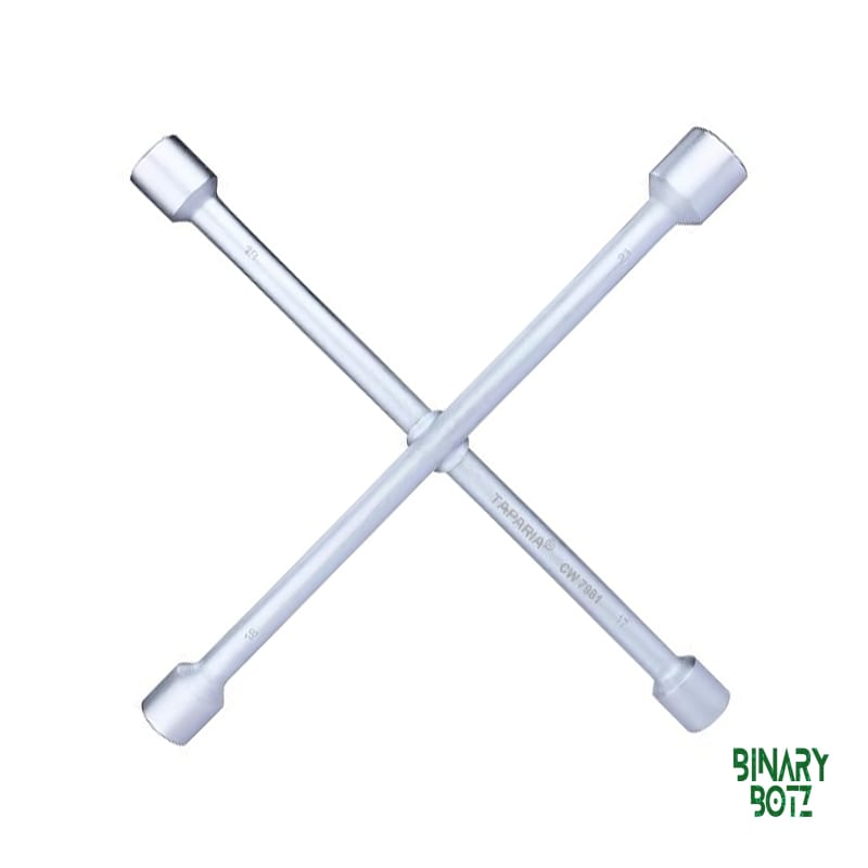 Taparia CW7981 Steel Cross Rim Wrench 17x19mm 18x21mm for Auto & DIY product image