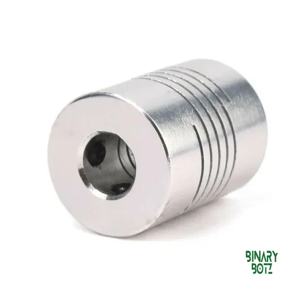 Aluminium Flexible Coupling 5mm to 8mm Helical Shaft Coupler for CNC & Robotics product image