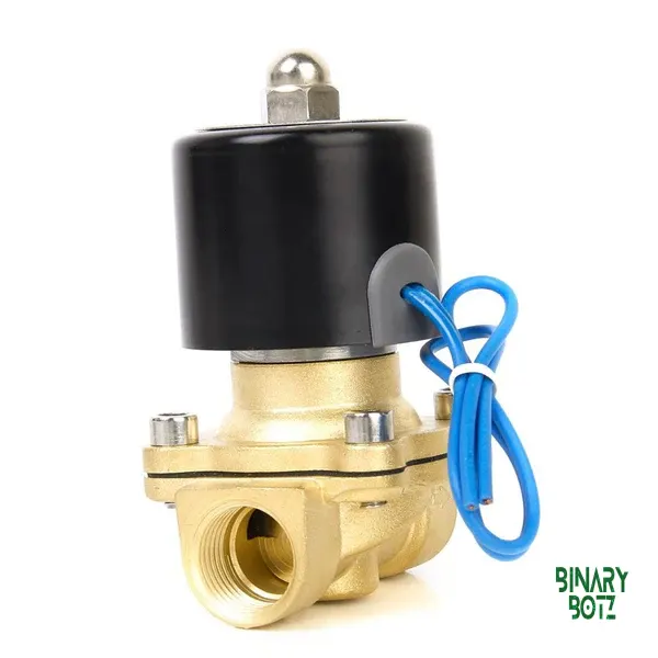 24V DC 1/2" Brass Solenoid Valve - Normally Closed for Water Air Gas product image