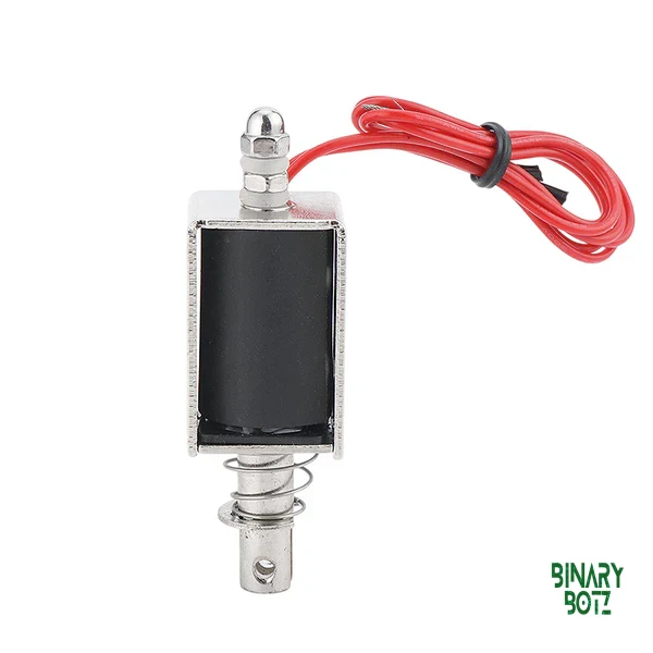 KK-1040B 12V DC Push Pull Solenoid Electromagnet 12mm Stroke 1.5-35N for Arduino ESP32 Robotics product image
