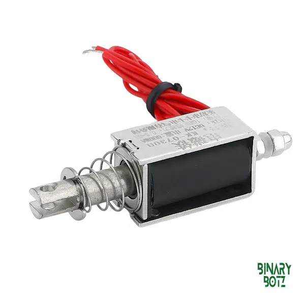 24V DC Push-Pull Solenoid Electromagnet 10mm Stroke 0.3-8N for Arduino ESP32 Projects product image
